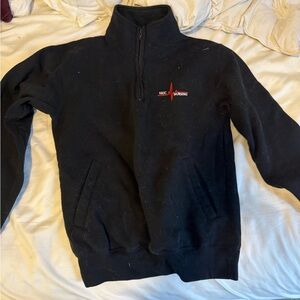 Nursing SRJC black pullover half zip small